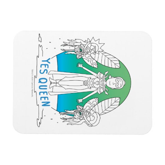 RICK UND MORTY™ | Ja Queen Magnet (Horizontal)