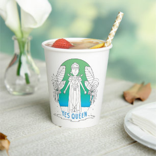 RICK UND MORTY™ Ja Queen Pappbecher