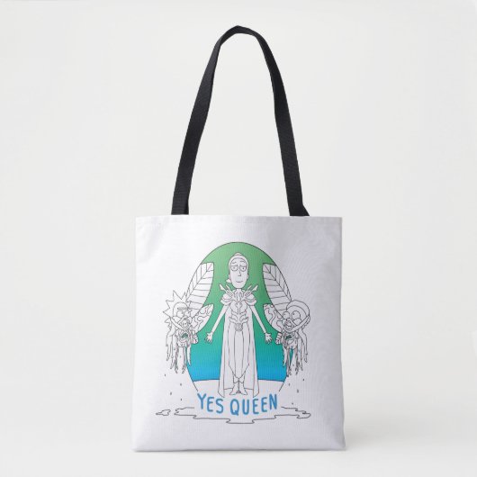 RICK UND MORTY™ | Ja Queen Tasche (Vorderseite)