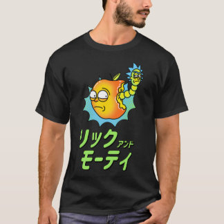 Rick und Morty japanische Obstwerbung T-Shirt