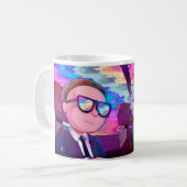 Rick und Morty Kaffeetasse (Vorderseite Links)