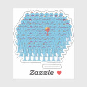 RICK UND MORTY™ | Kirkland Herr Meeseeks Aufkleber (Blatt)