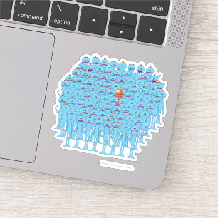 RICK UND MORTY™   Kirkland Herr Meeseeks Aufkleber