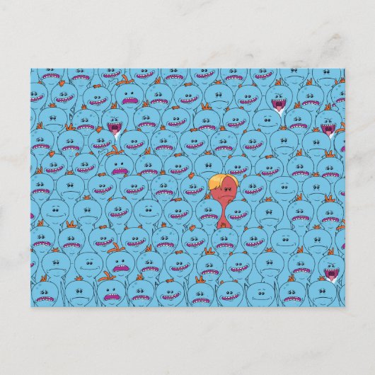 RICK UND MORTY™ | Kirkland Herr Meeseeks Einladungspostkarte (Vorderseite)
