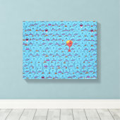 RICK UND MORTY™ | Kirkland Herr Meeseeks Leinwanddruck (Insitu (Holzboden))