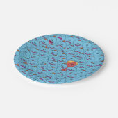 RICK UND MORTY™ | Kirkland Herr Meeseeks Pappteller (Schrägansicht)