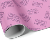 RICK UND MORTY™ | MEINE APP NICHT ENTWICKELN GESCHENKPAPIER (Rolleneckpunkt)