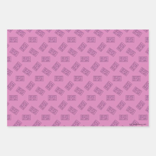 RICK UND MORTY™ | MEINE APP NICHT ENTWICKELN GESCHENKPAPIER SET (Vorderseite 3)