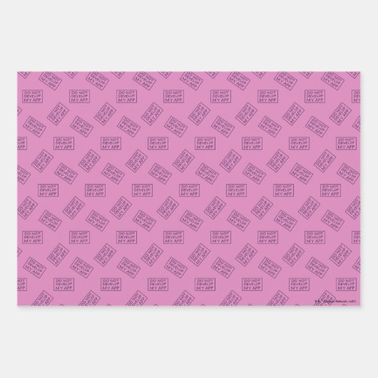 RICK UND MORTY™ | MEINE APP NICHT ENTWICKELN GESCHENKPAPIER SET (Vorderseite 2)