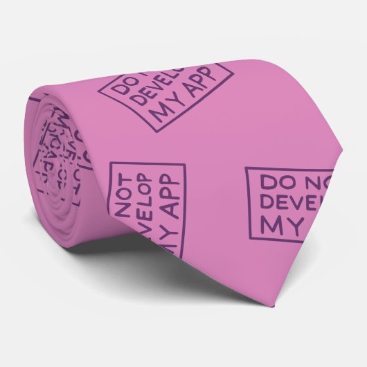 RICK UND MORTY™ | MEINE APP NICHT ENTWICKELN KRAWATTE (Gerollt)