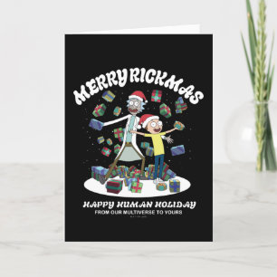 Rick und Morty Merry Rickmas Presents Feiertagskarte
