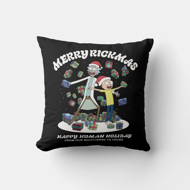 Rick und Morty | Merry Rickmas Presents Kissen (Vorderseite)