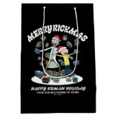 Rick und Morty | Merry Rickmas Presents Mittlere Geschenktüte (Rückseite)
