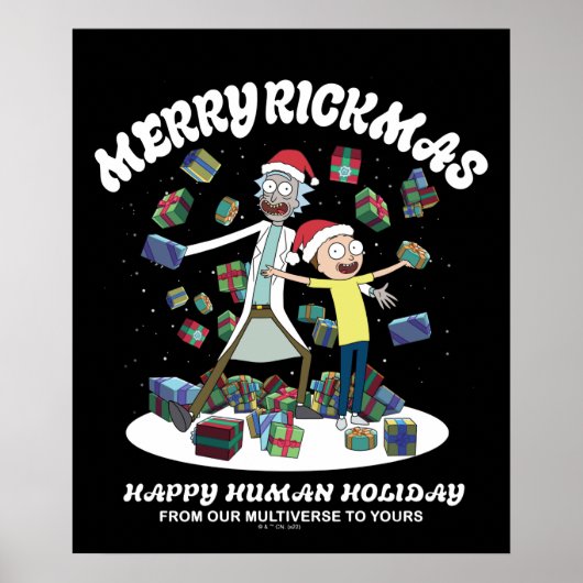 Rick und Morty | Merry Rickmas Presents Poster (Vorne)