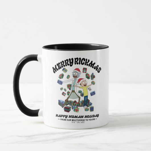 Rick und Morty | Merry Rickmas Presents Tasse (Links)