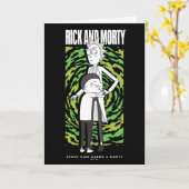RICK UND MORTY™ | Morty Hugging Rick Karte (Gelbe Blume)