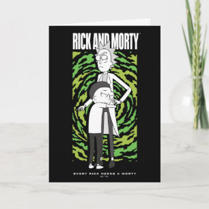 RICK UND MORTY™   Morty Hugging Rick Karte