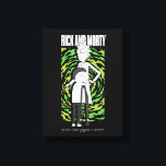RICK UND MORTY™ | Morty Hugging Rick Leinwanddruck<br><div class="desc">Rick und Morty | Karo aus dieser Grafik von Morty umarmt Rick,  mit einem Portal im Hintergrund. "Jeder Rick braucht einen Morty"</div>