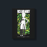 RICK UND MORTY™ | Morty Hugging Rick Leinwanddruck<br><div class="desc">Rick und Morty | Karo aus dieser Grafik von Morty umarmt Rick,  mit einem Portal im Hintergrund. "Jeder Rick braucht einen Morty"</div>