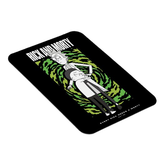 RICK UND MORTY™ | Morty Hugging Rick Magnet (Rechte Seite)