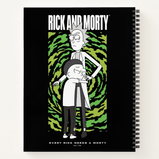 RICK UND MORTY™ | Morty Hugging Rick Notizblock (Rückseite)
