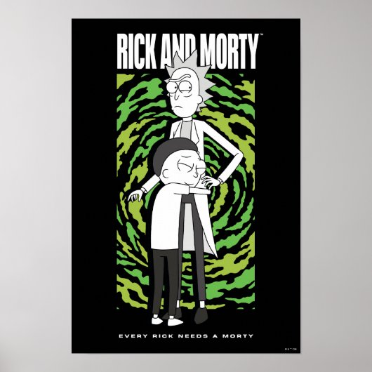 RICK UND MORTY™ | Morty Hugging Rick Poster (Vorne)