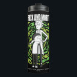 RICK UND MORTY™ | Morty Hugging Rick Thermosbecher<br><div class="desc">Rick und Morty | Karo aus dieser Grafik von Morty umarmt Rick, mit einem Portal im Hintergrund. "Jeder Rick braucht einen Morty"</div>