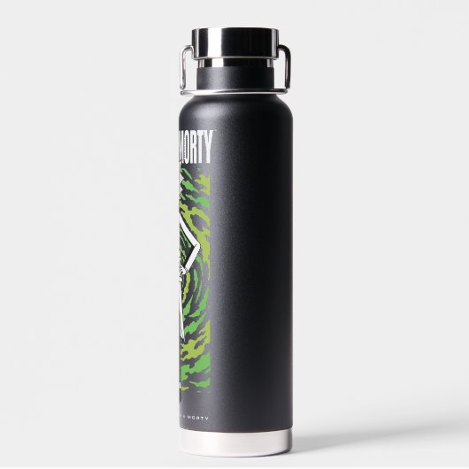 RICK UND MORTY™ | Morty Hugging Rick Trinkflasche (Rückseite)