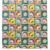 RICK UND MORTY™ | Morty's Moods Duschvorhang (Vorderseite)