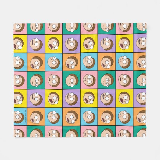 RICK UND MORTY™ | Morty's Moods Fleecedecke (Vorderseite (Horizontal))