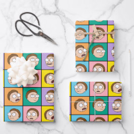 RICK UND MORTY™ | Morty's Moods Geschenkpapier Set