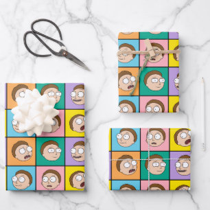 RICK UND MORTY™   Morty's Moods Geschenkpapier Set