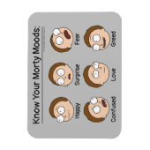 RICK UND MORTY™ | Morty's Moods Magnet (Vertikal)