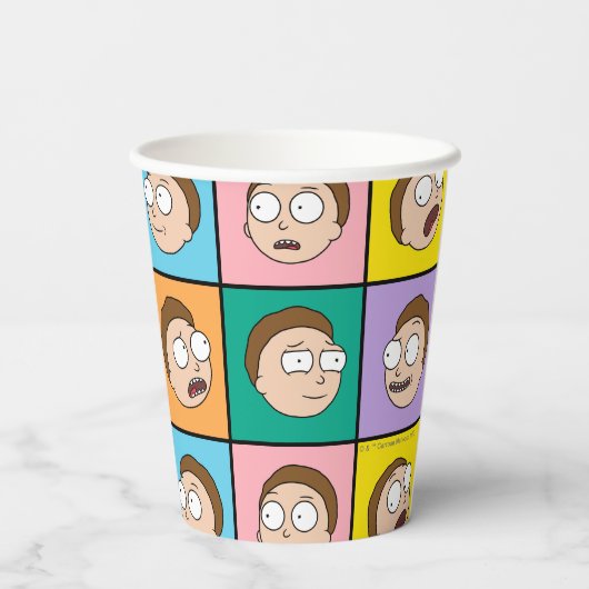 RICK UND MORTY™ | Morty's Moods Pappbecher (Rückseite)