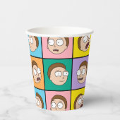 RICK UND MORTY™ | Morty's Moods Pappbecher (Vorderseite)