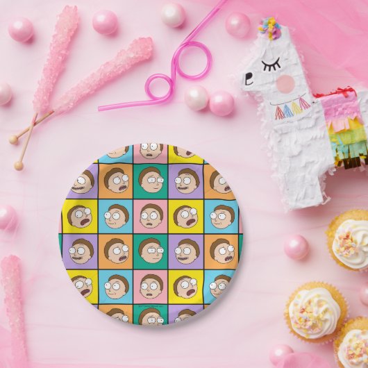 RICK UND MORTY™ | Morty's Moods Pappteller (Party)