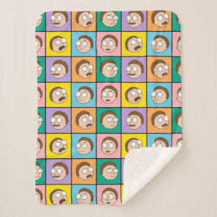 RICK UND MORTY™ Morty's Moods Sherpadecke