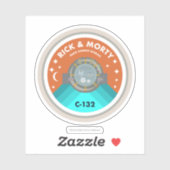 RICK UND MORTY™ | Muster für Außenraummuster Aufkleber (Blatt)