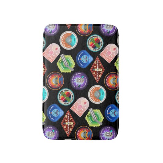 RICK UND MORTY™ | Muster für Außenraummuster Badematte (Vorderseite Vertikal)