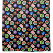 RICK UND MORTY™ | Muster für Außenraummuster Duschvorhang (Vorderseite)