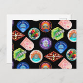 RICK UND MORTY™ | Muster für Außenraummuster Einladungspostkarte (Vorne/Hinten)