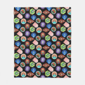 RICK UND MORTY™ | Muster für Außenraummuster Fleecedecke (Vorderseite)