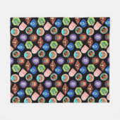 RICK UND MORTY™ | Muster für Außenraummuster Fleecedecke (Vorderseite (Horizontal))