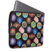 RICK UND MORTY™ | Muster für Außenraummuster Laptopschutzhülle (Vorne Rechts)