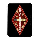 RICK UND MORTY™ | Muster für Außenraummuster Magnet (Vertikal)