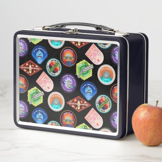 RICK UND MORTY™ | Muster für Außenraummuster Metall Brotdose (Beispiel)