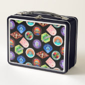 RICK UND MORTY™ | Muster für Außenraummuster Metall Brotdose (Vorderseite)