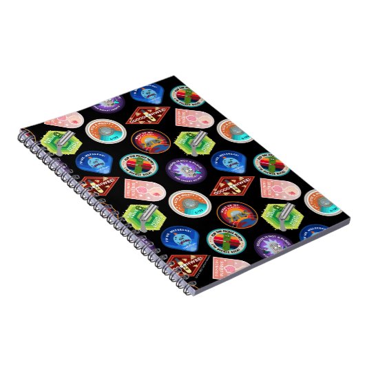 RICK UND MORTY™ | Muster für Außenraummuster Notizblock (Rechte Seite)