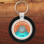 RICK UND MORTY™ | Muster für Außenraummuster Schlüsselanhänger (Vorderseite)