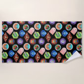 RICK UND MORTY™ | Muster für Außenraummuster Strandtuch (Vorderseite)